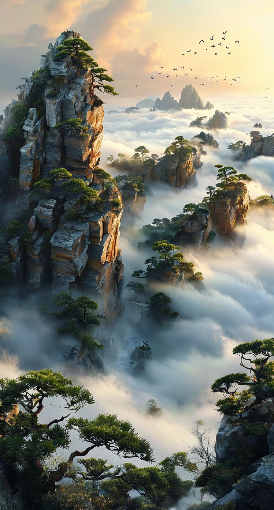 看到“雪来一夜花飘白”这个上联，瞬间就被它营造的意境吸引了。一夜风雪过后，世界银