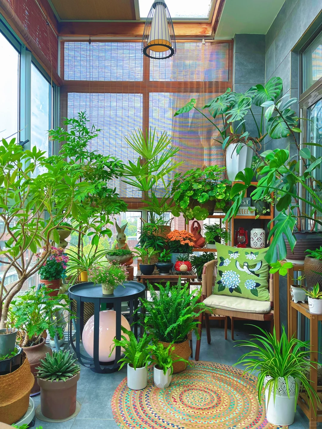 9m²｜阳台虽小，却可以打造出高颜值小森林！
