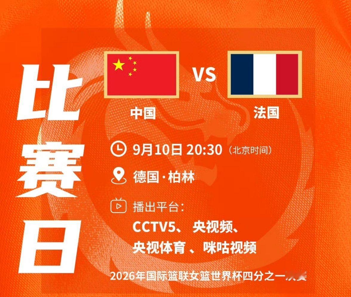 中国女篮挑战世界第二八强落位，世界杯征途继续，9月10日20:30，调整时间不足