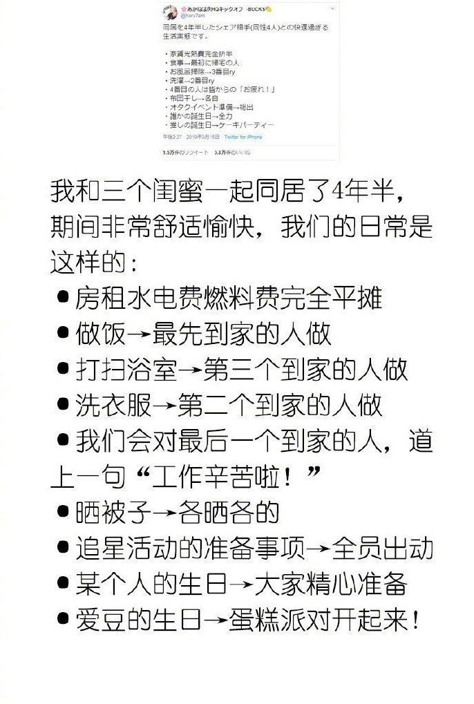 一种非常令人向往的与朋友一起生活的方式 ​​​