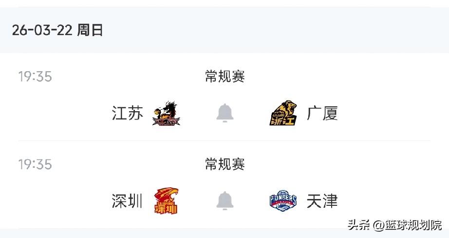 CBA今日赛程安排，仅2场比赛！

根据最新赛程安排，今日即3月22日共有 两场