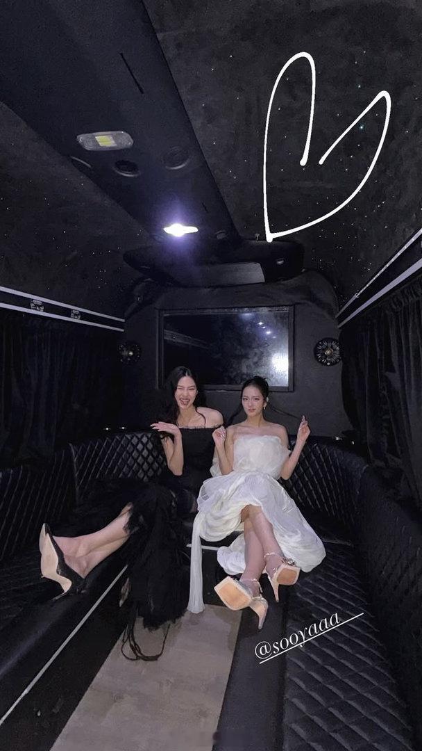 柳智敏 Lisa金智秀郑浩妍合照颜值盛宴空降！柳智敏、Lisa、金智秀、郑浩妍梦