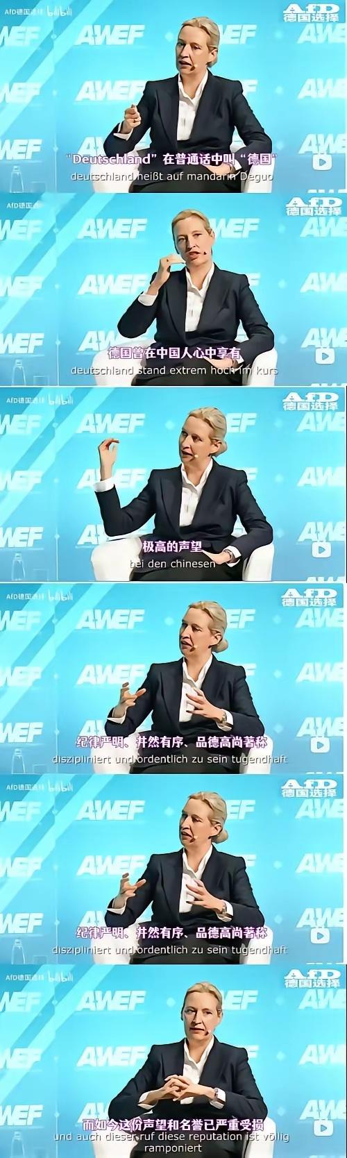 魏德尔：“德国曾在中国人心中享有极高声望与名誉，现在已经严重受损”。 