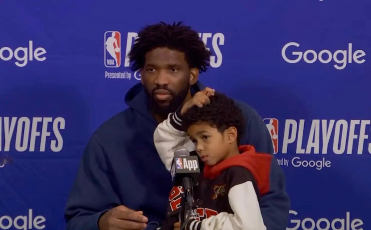 【恩比德回应被淘汰】5月11日，今日NBA季后赛，76人队以114-144的比分