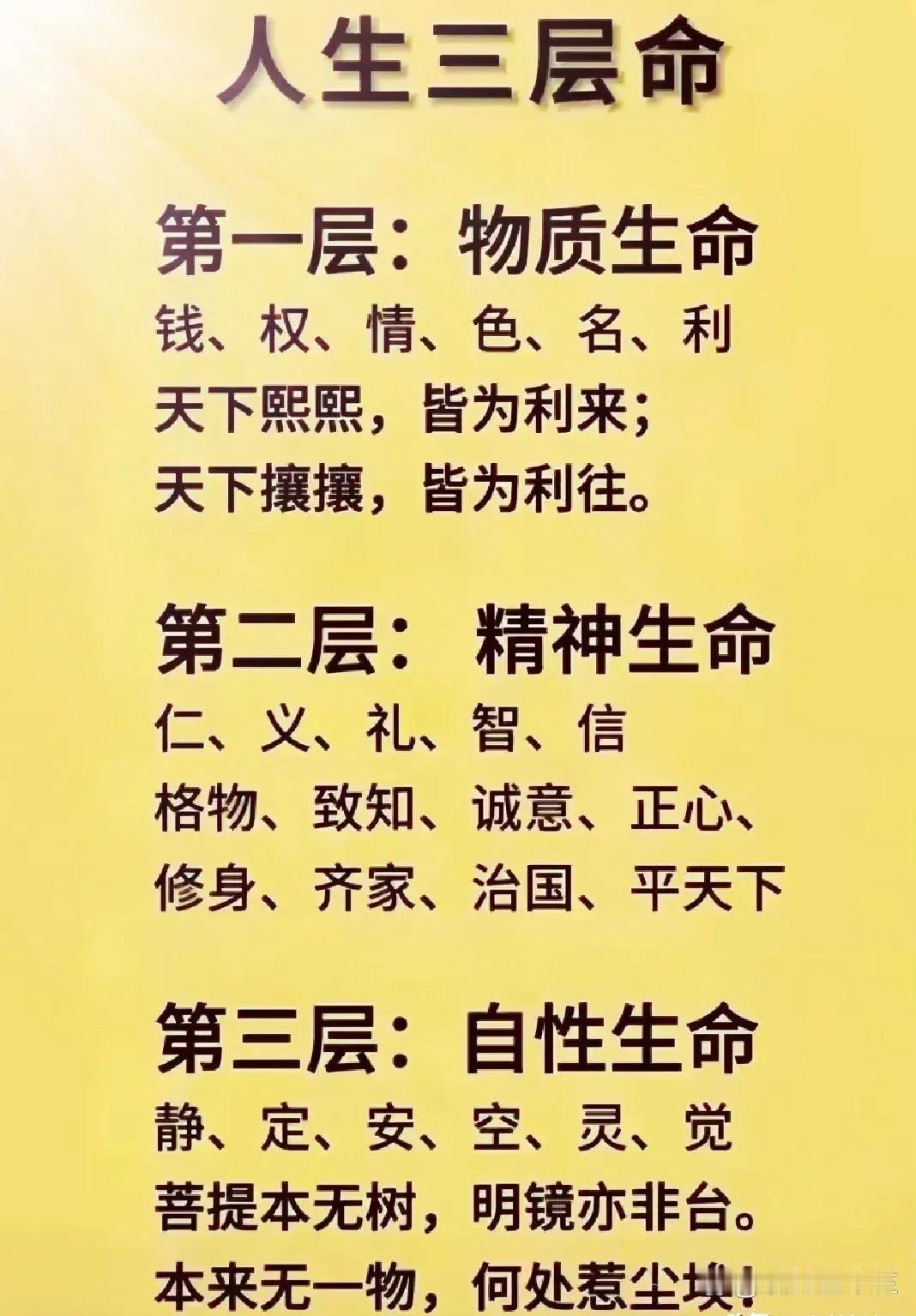 人生三层命，您在第几层？