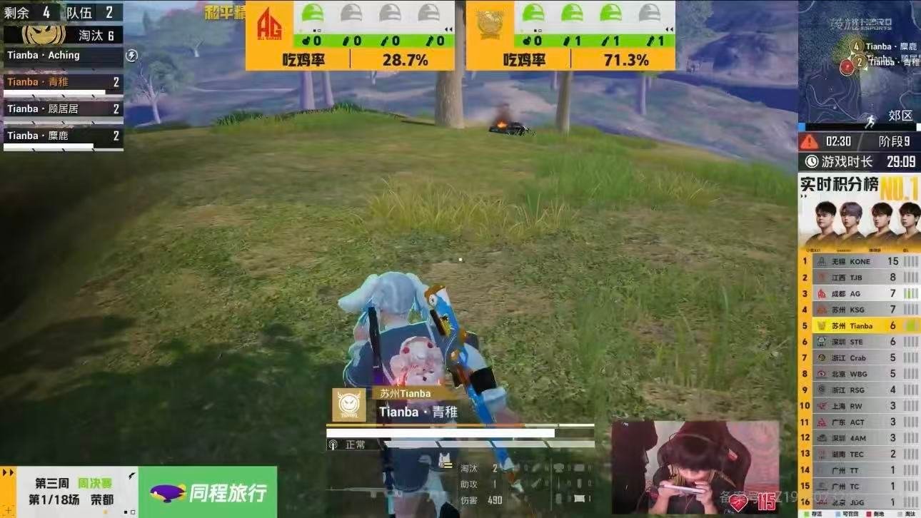 决赛圈稳扎稳打，精准出枪定胜局！天霸拿下第三周周决赛首胜，气势如虹天霸周决开门红