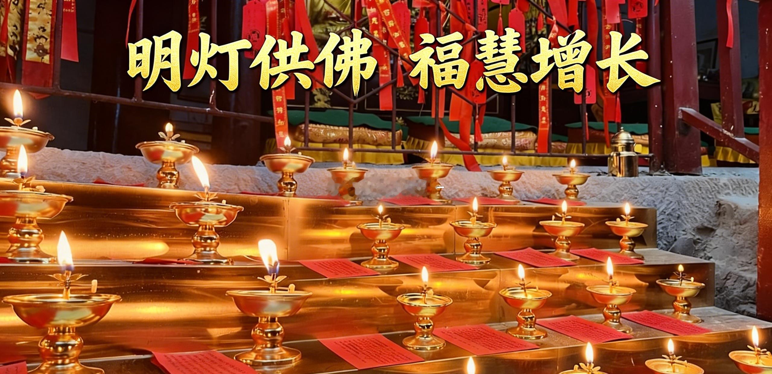 财不入浊地。点一盏吉光，理顺自身的气场，干干净净迎接每天的好财运。奶奶帮大家供灯