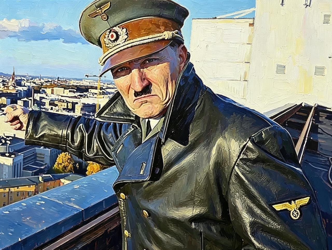 希特勒的绘画水平，后世给予的评价都不高！是在刻意贬低他吗？

很多人站在专业角度