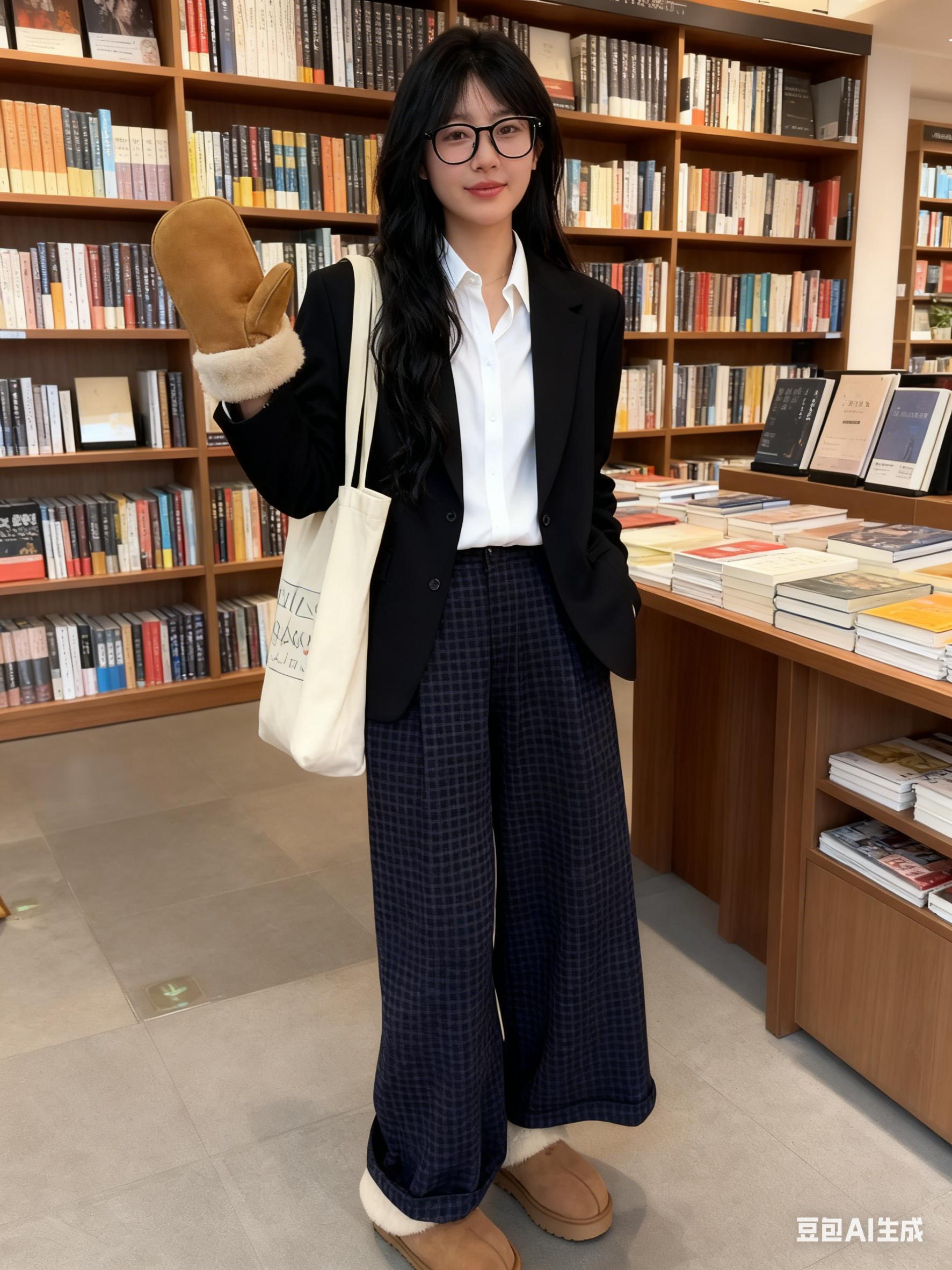 格子裤 休闲裤 百搭神裤 慵懒风穿搭 显瘦裤子