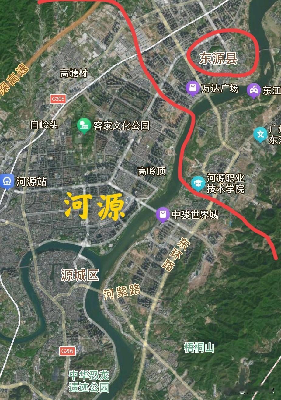 一曲《临江仙》，赞一赞广东东源。有点儿奇怪，东源县城明明已经与河源主城区完全融为