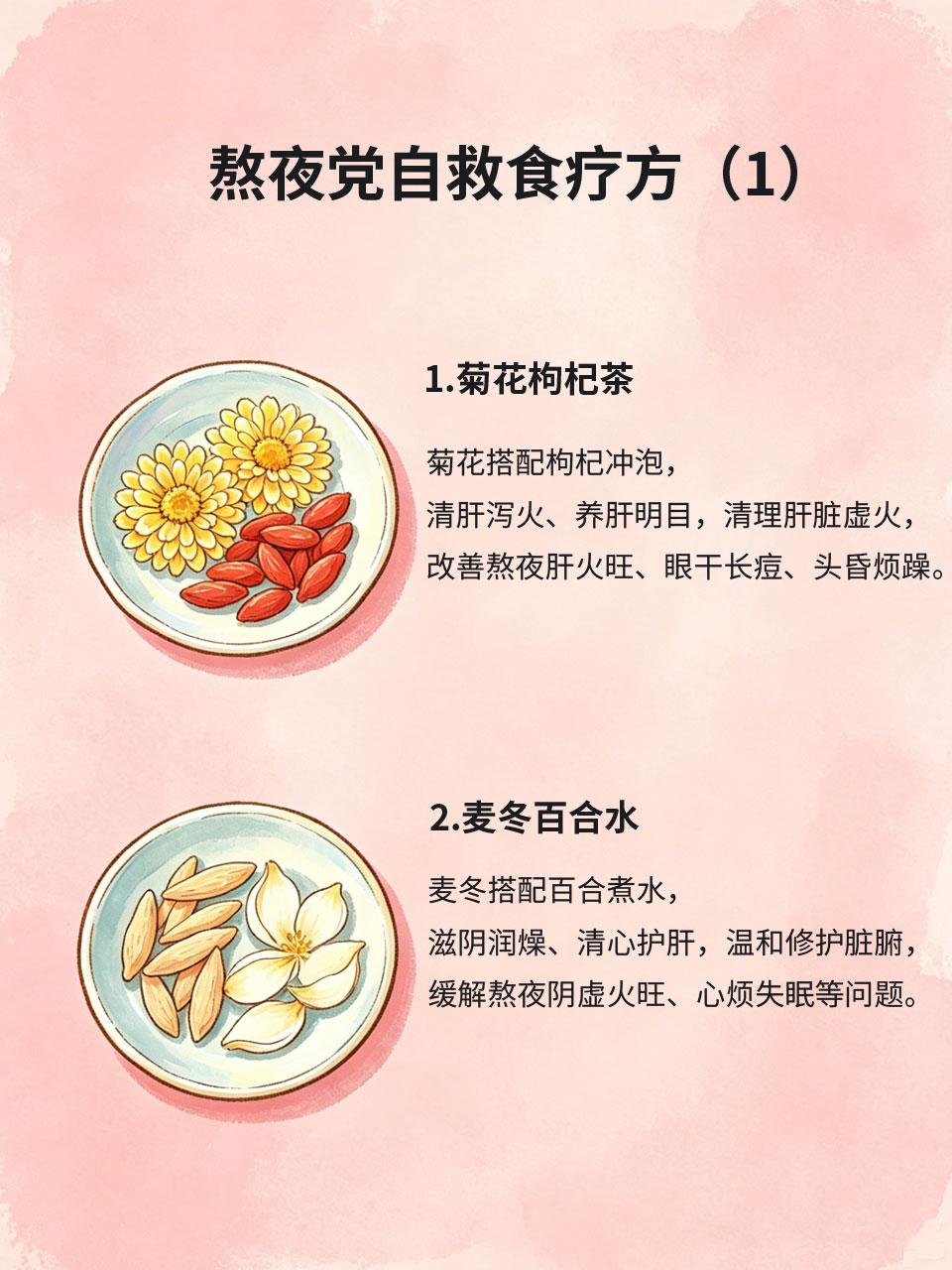 熬夜党自救食疗方，护肝降火，简单易做
长期熬夜最伤肝脏，容易导致肝火旺盛、毒素堆