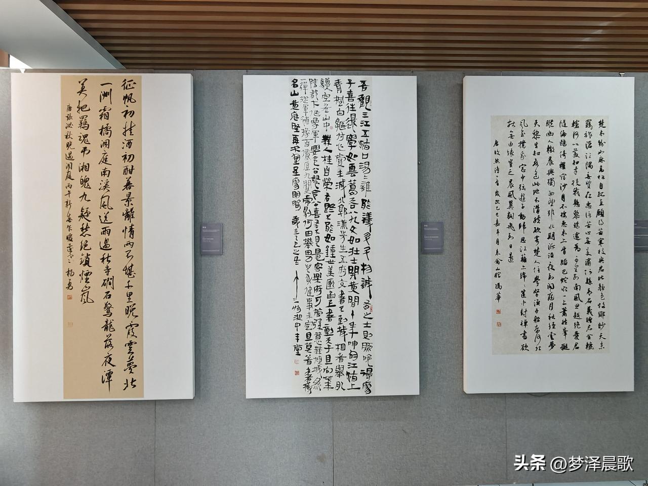 全国第四届篆书作品展览评审机构成员作品展，共26幅作品。地点：湖北省云梦县睡虎地