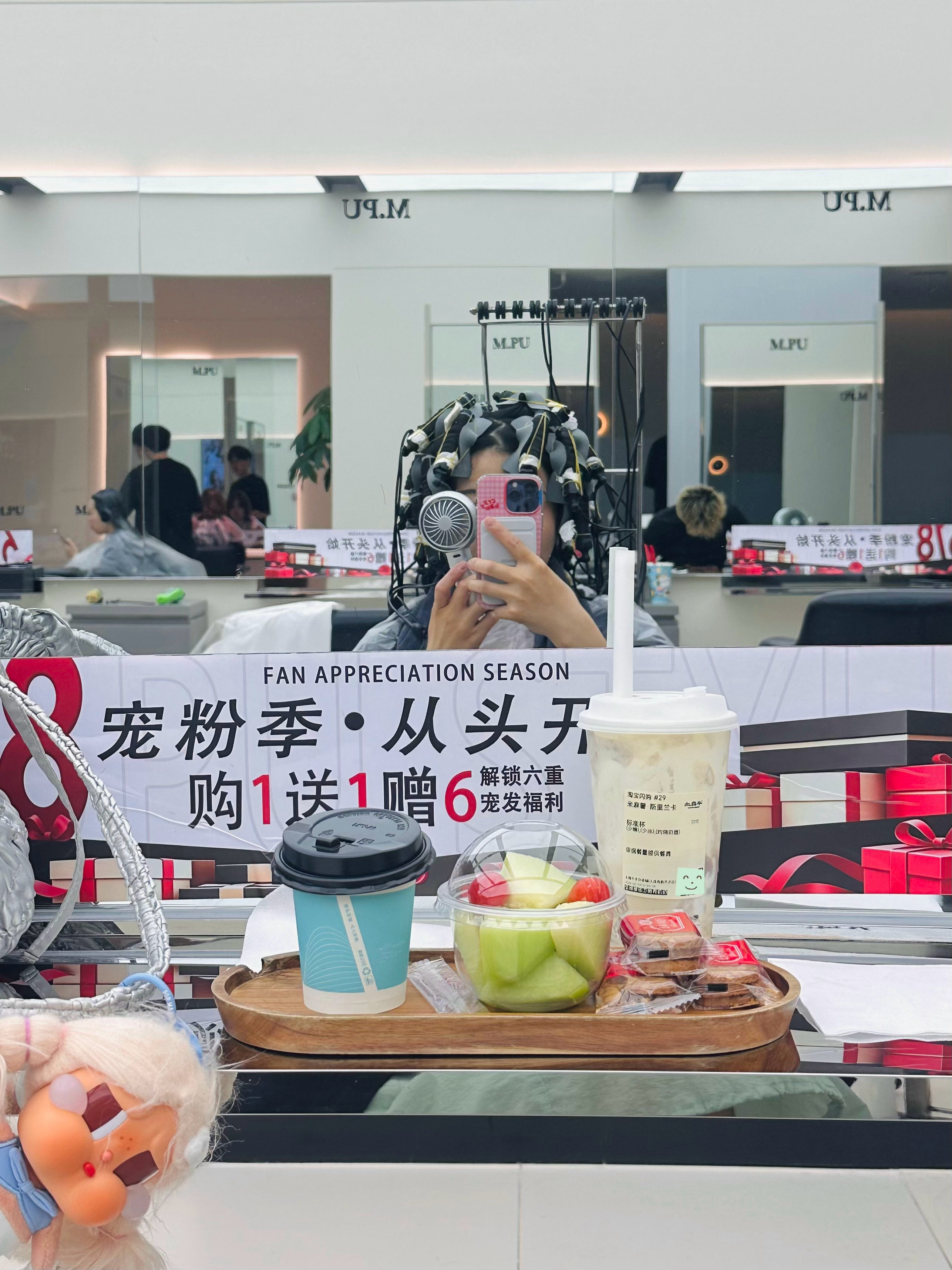 早上10点半来的，现在还没弄完！！发质是真的硬！