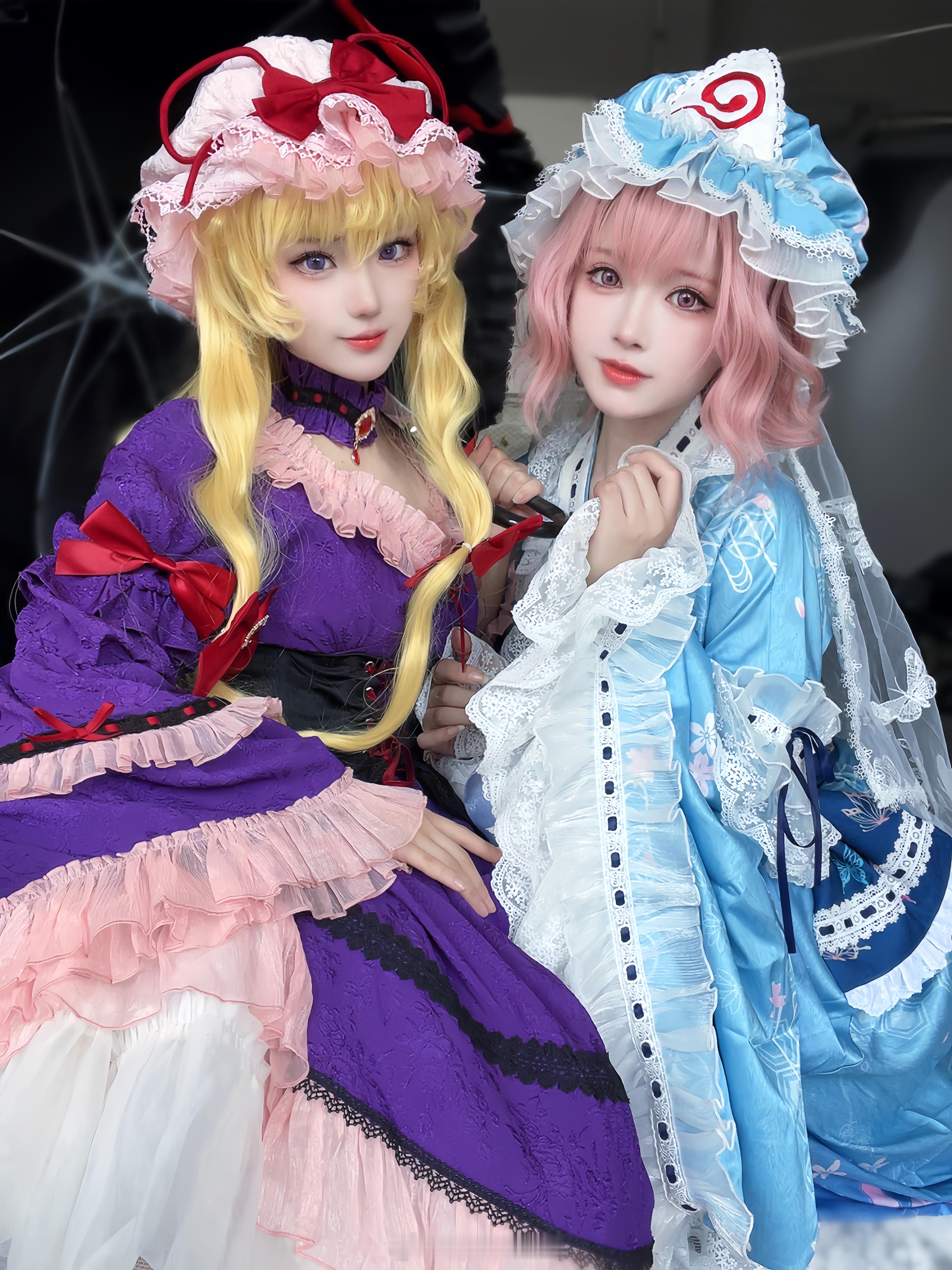 #东方project[超话]##西行寺幽幽子##八云紫##我为首页添东方#   