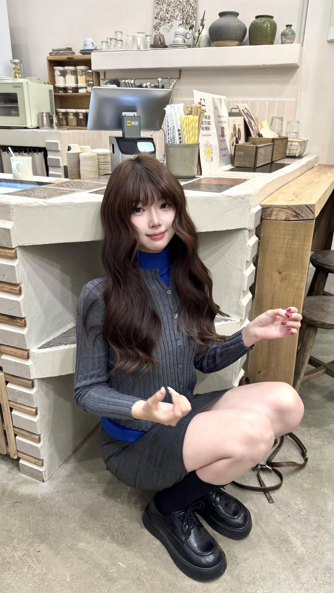 ˚행복이 찾아오다…🩶ootd