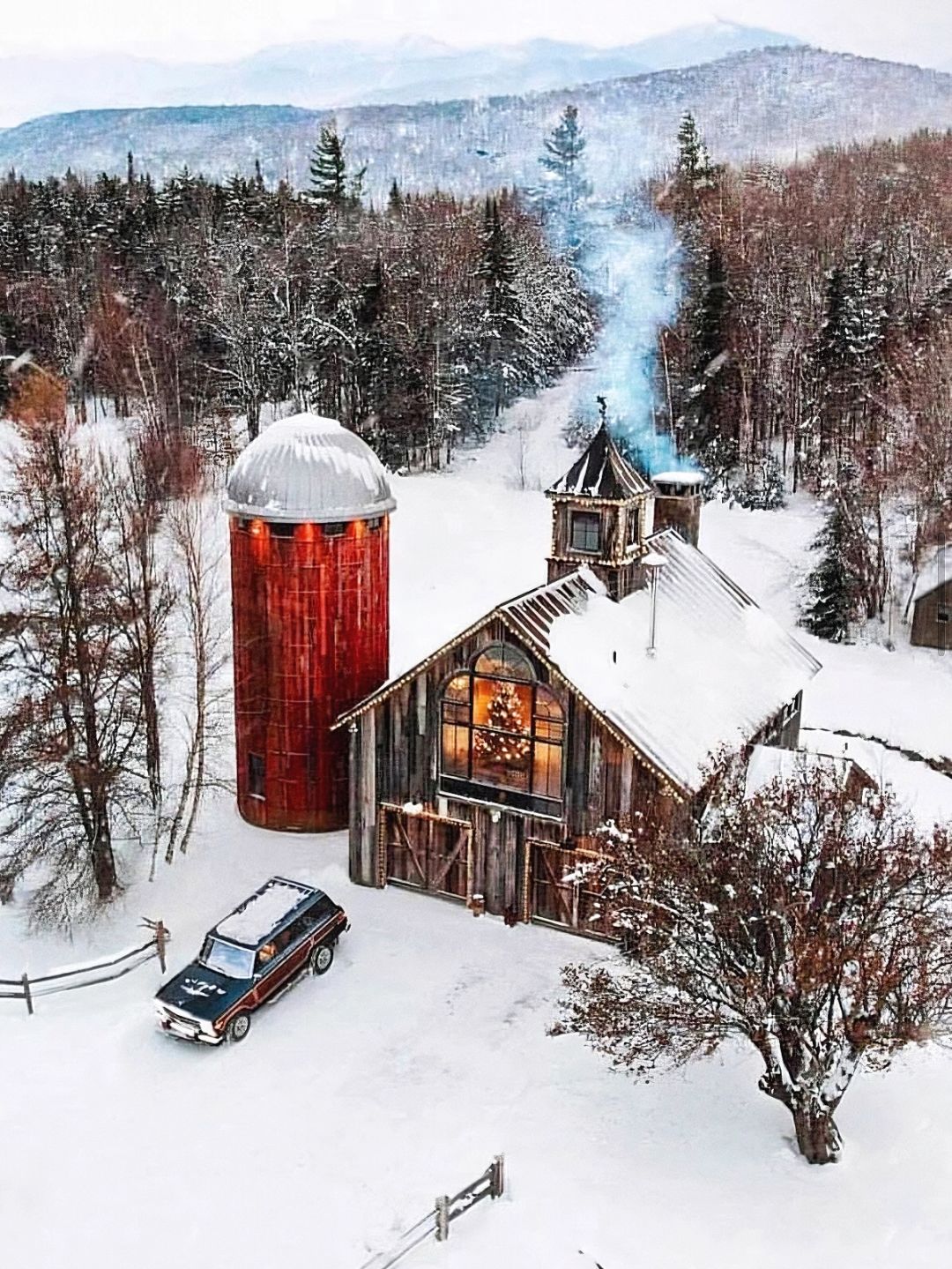 美国佛蒙特民宿❄️这绝对是魔法世界的小屋！