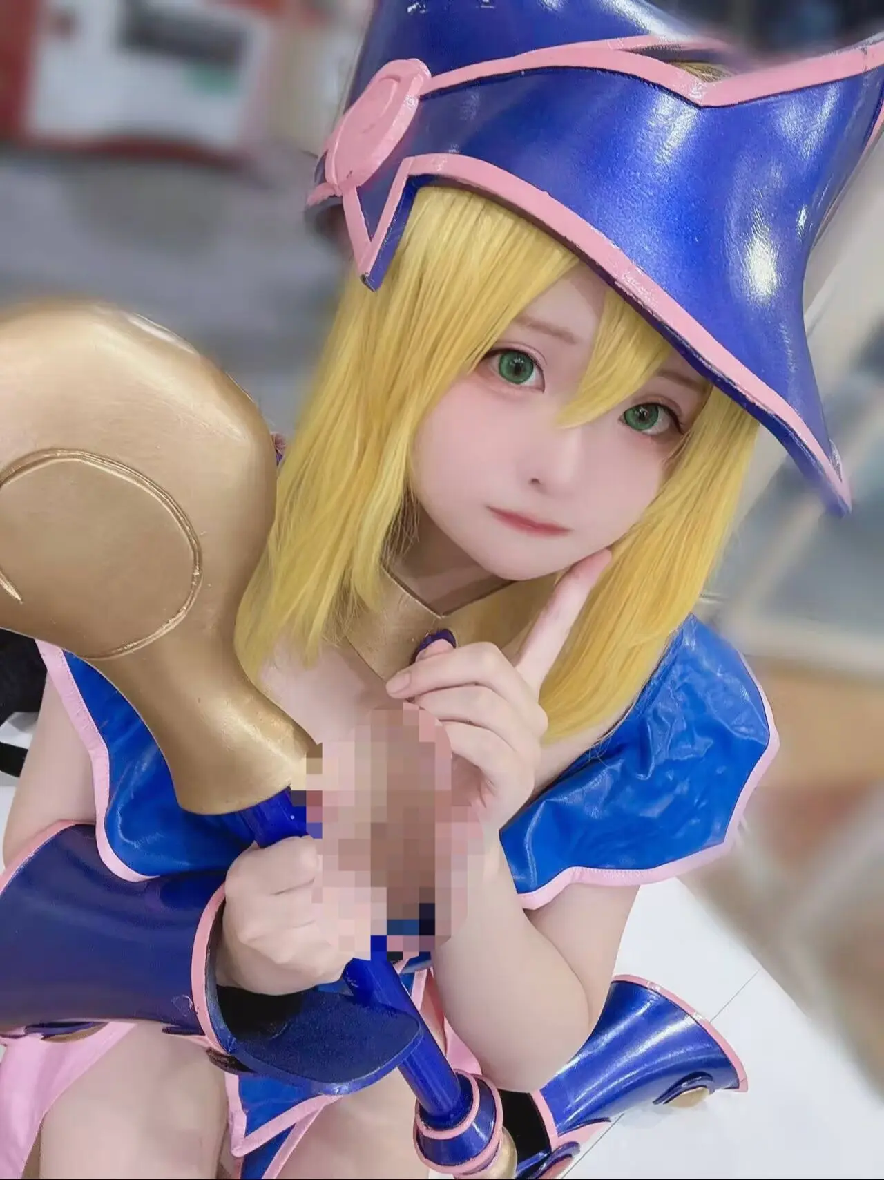 二次元少女 漫展返图 漫展养眼造型大赏 黑魔导女孩 cosplay