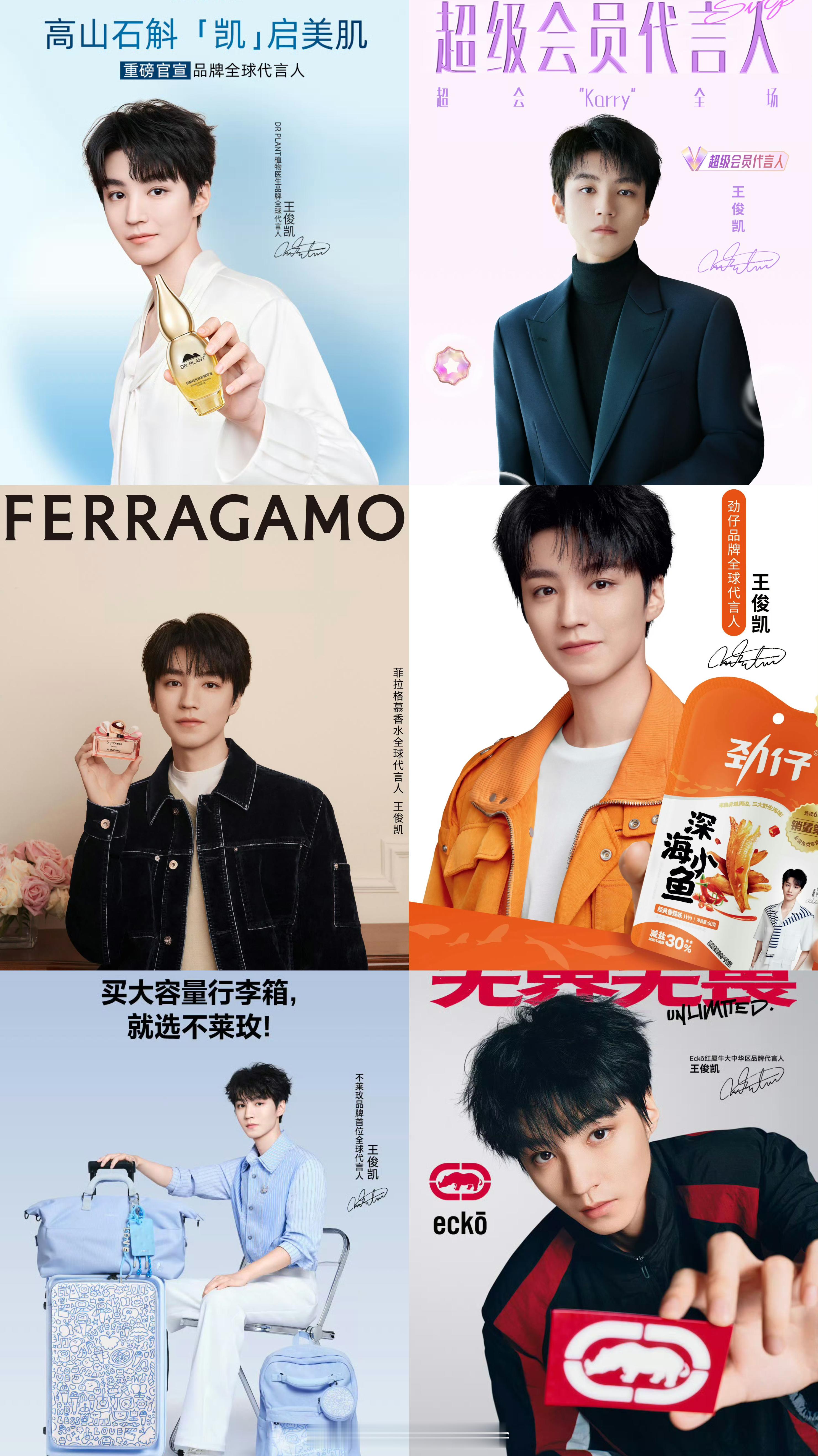 王俊凯2026商务盘点｜商业版图持续扩容，市场认可度拉满手握多个全球代言人高阶t