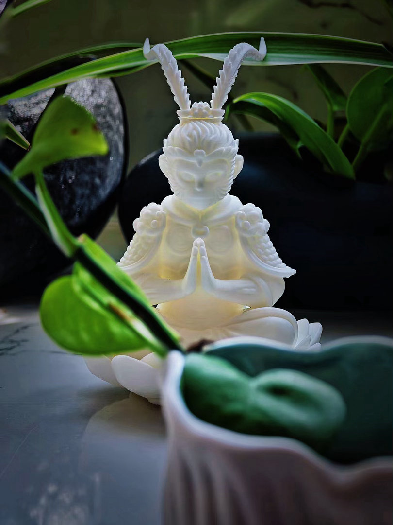 打印了一个齐天大圣触须不太好打 打印了三次才成功成品非常满意 等以后上个色[不愧