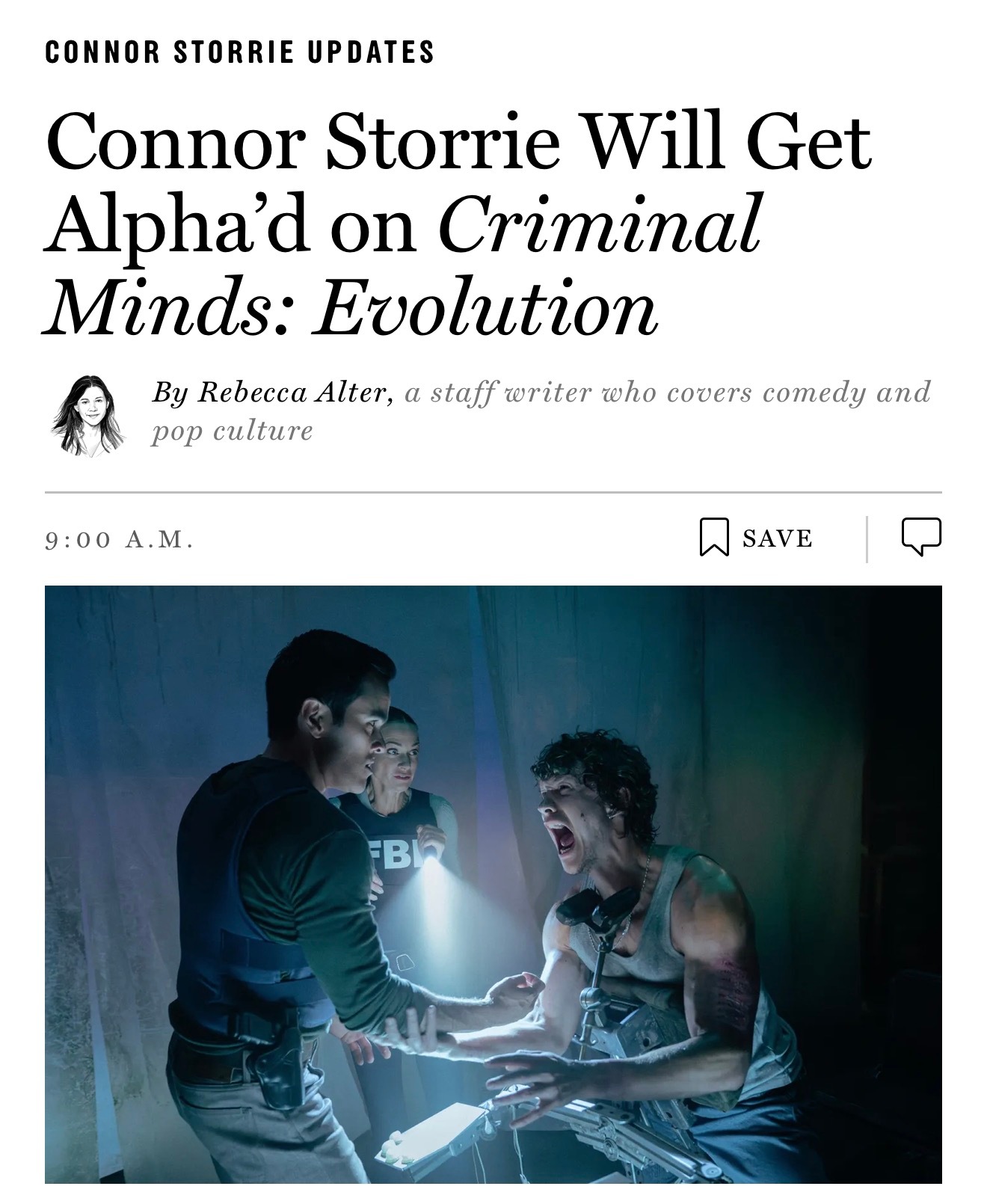 Connor Storrie Will Get Alpha’d on Crimi