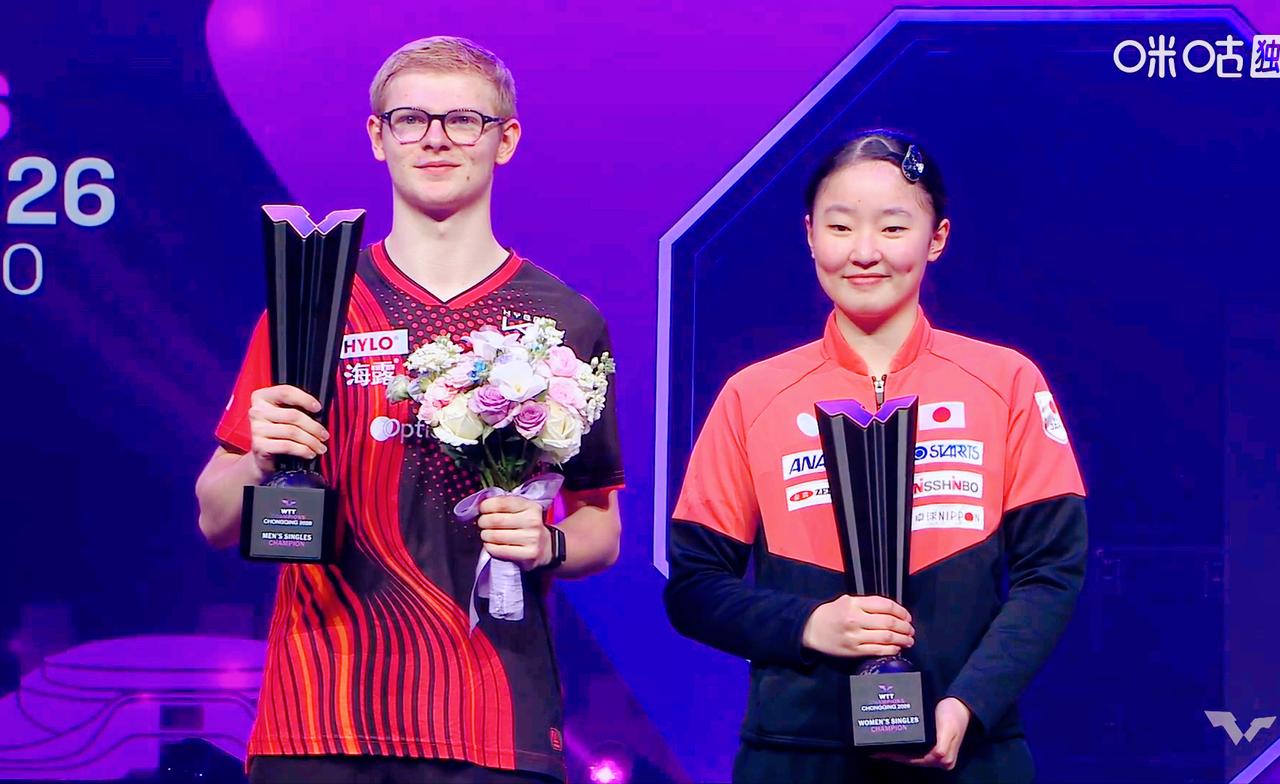 最终17岁的张本美和与18岁的F勒布伦登顶了。

不得不承认，
年轻一代已经打出