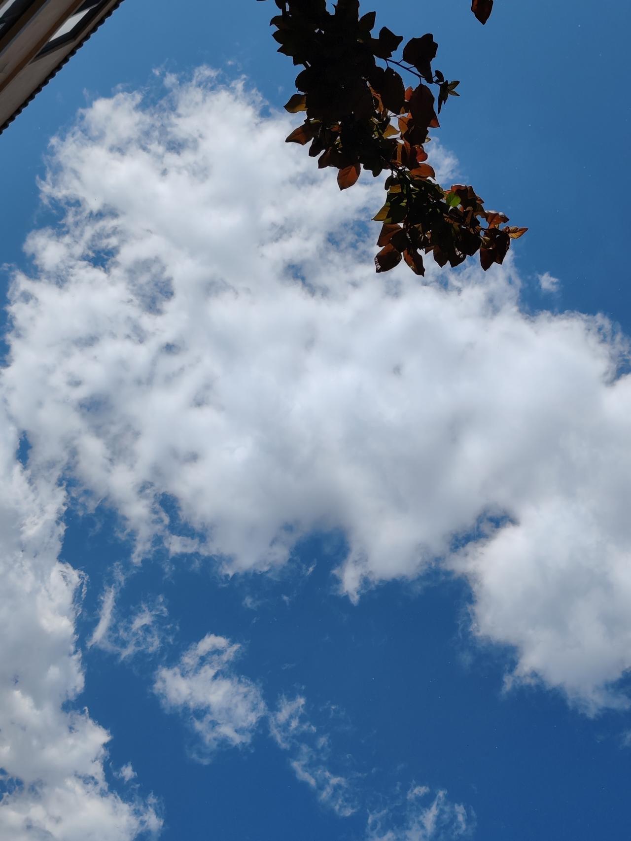 分享一张你拍的蓝天白云