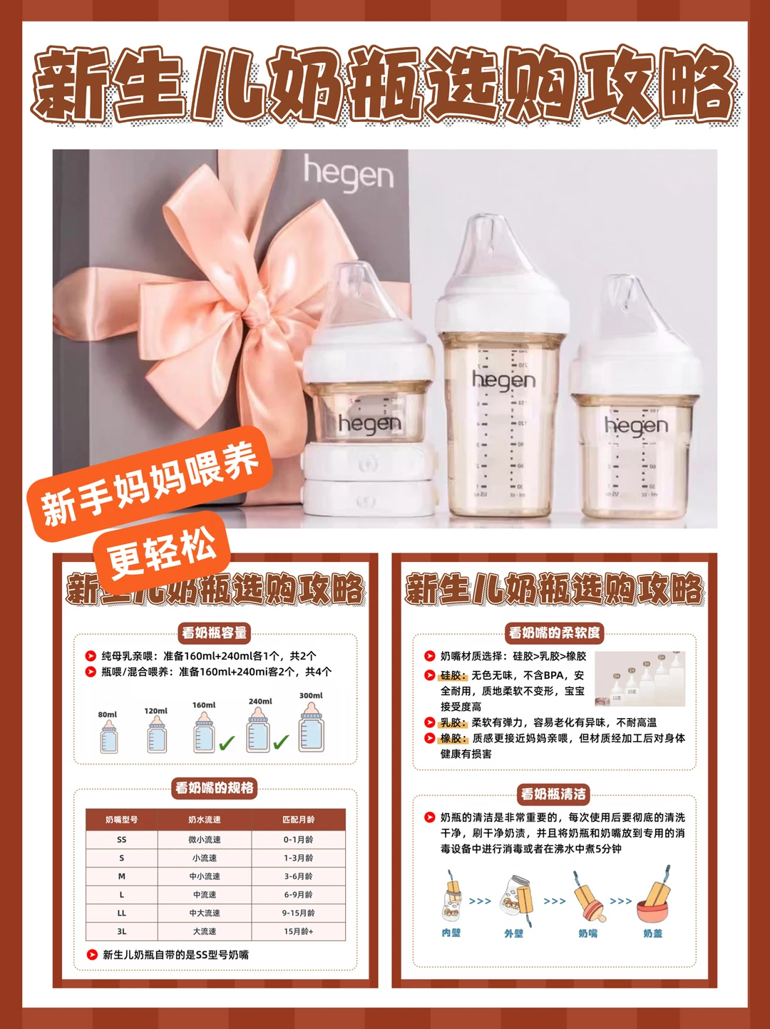 新生儿奶瓶怎么选？新手妈妈不踩雷✨