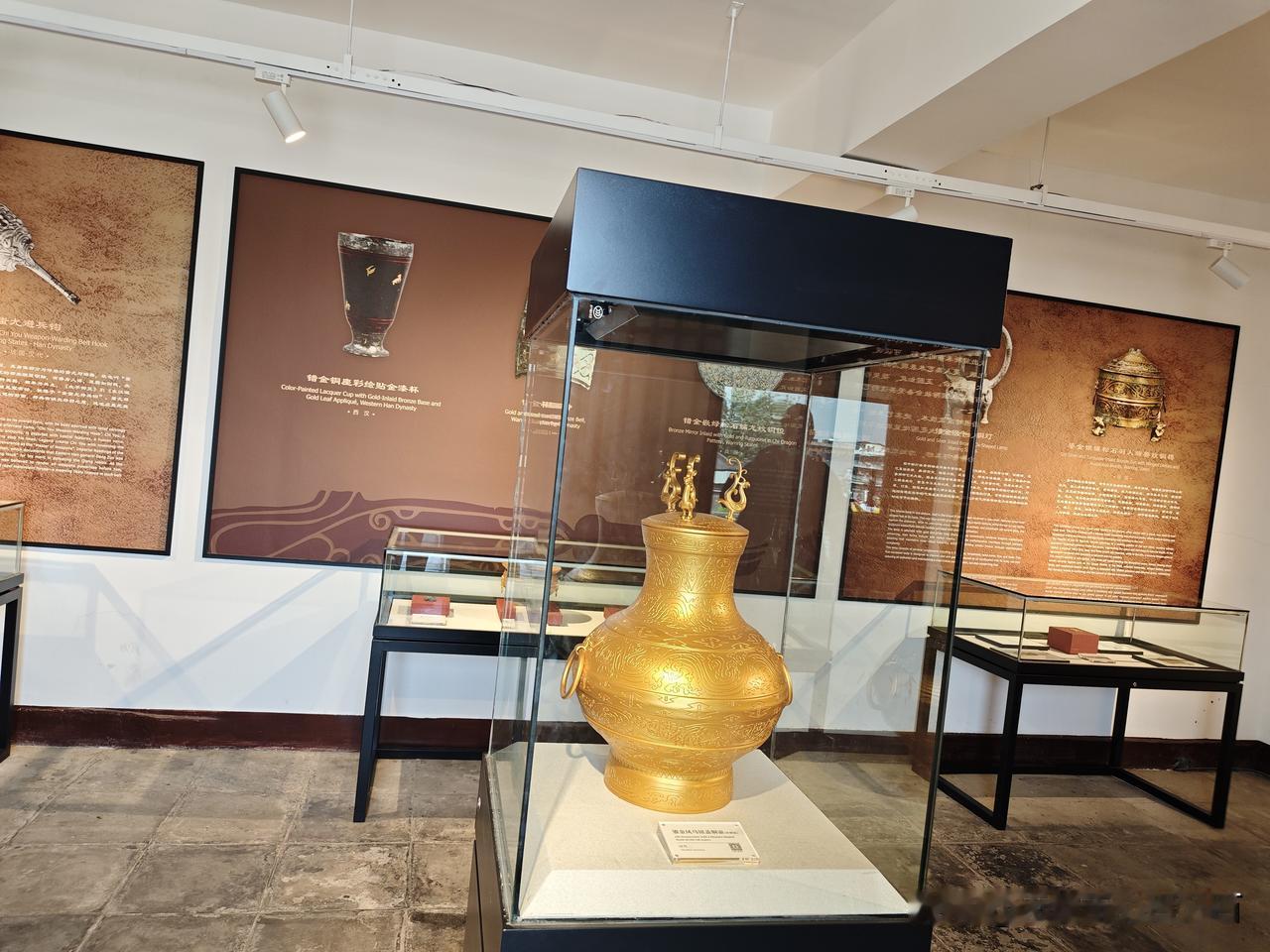 西安古城墙城楼里的展品