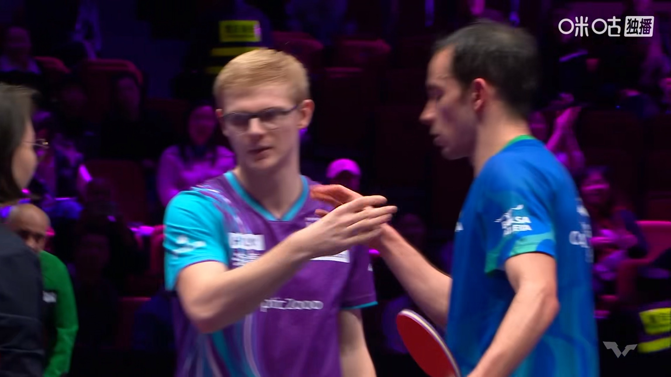 F勒布伦4比3卡尔德拉诺(10-12，11-9，10-12，10-12，11-8