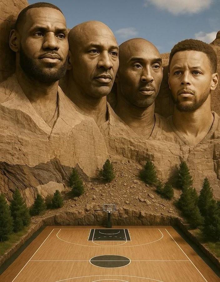 NBA的“总统山”应该是哪四个球员？

此前媒体Fastbreak Hoops整