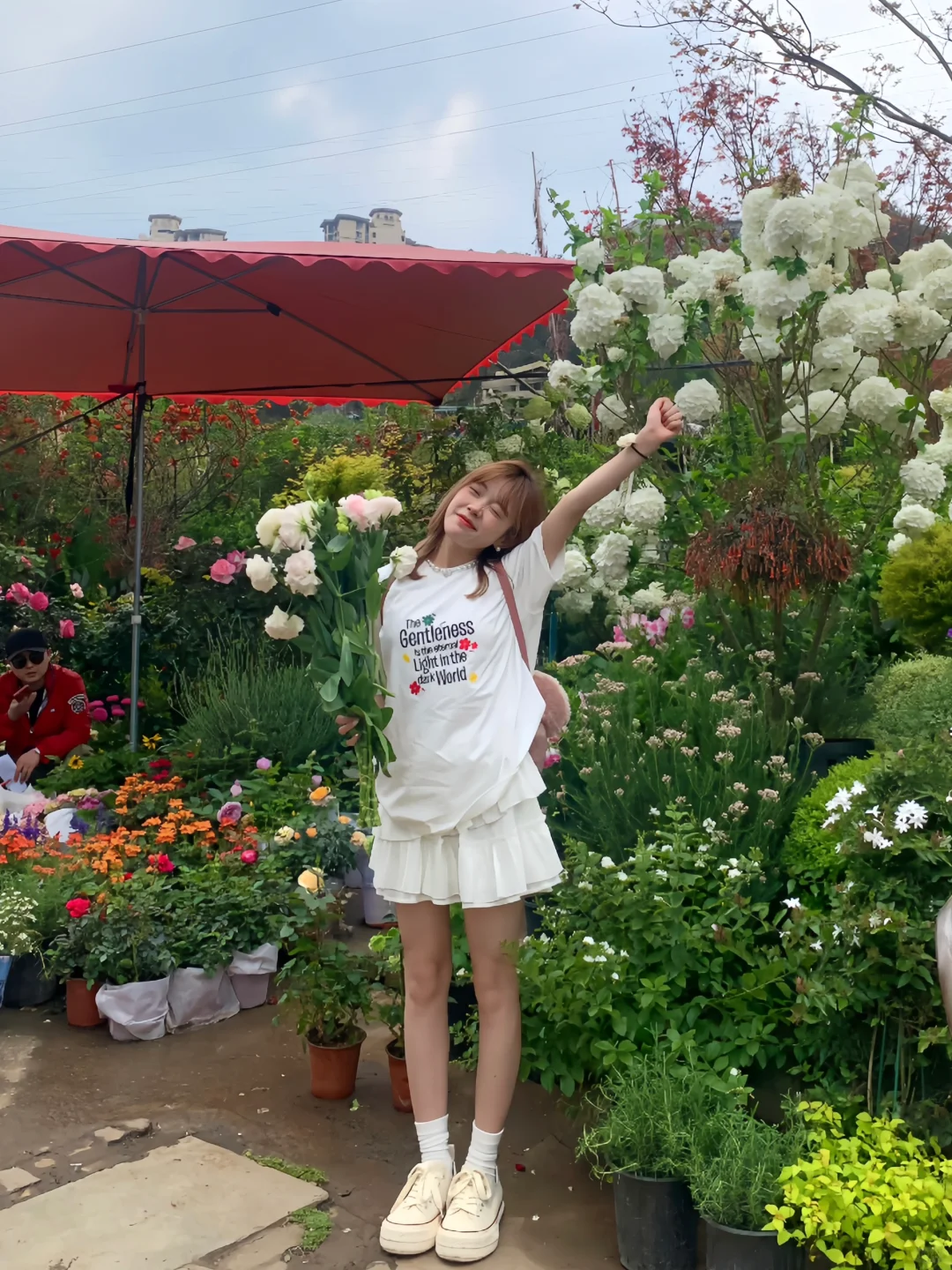 姐妹们快去花市拍照～