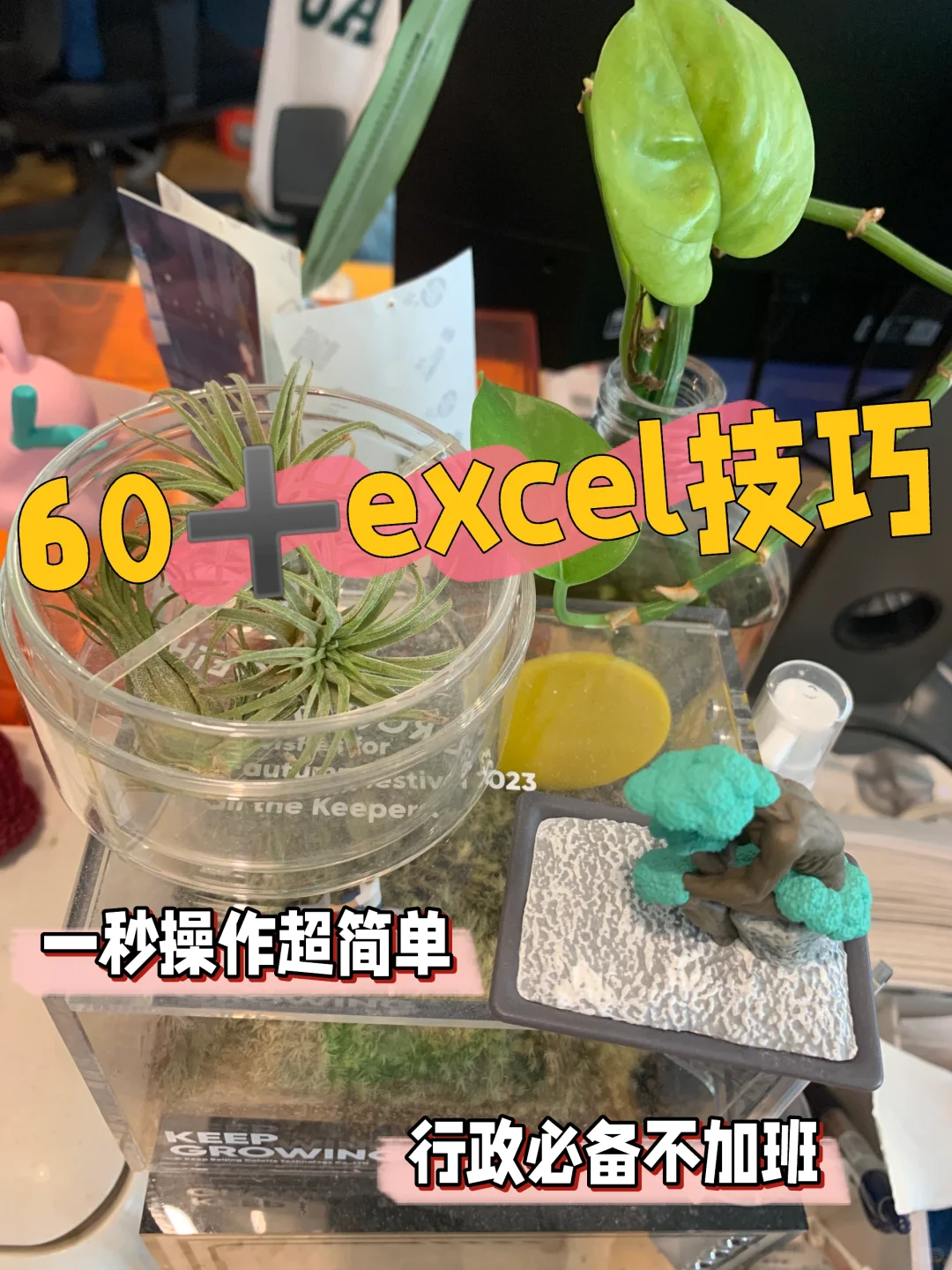 60➕excel一秒操作技巧，行政工作必备