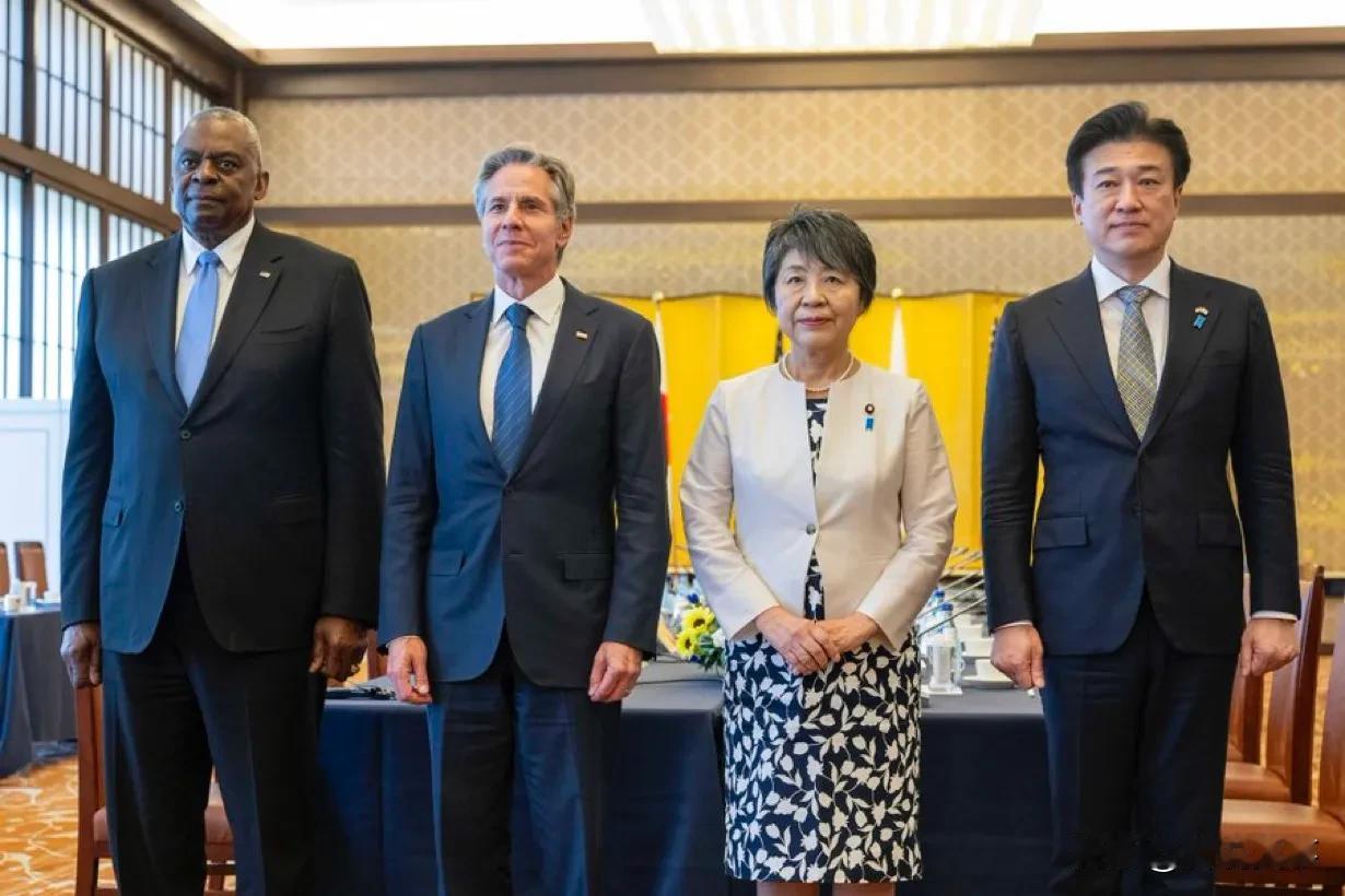 升级军事合作，美日表态！
来自东京（28）日消息，美国国务卿布林肯与国防部长奥斯