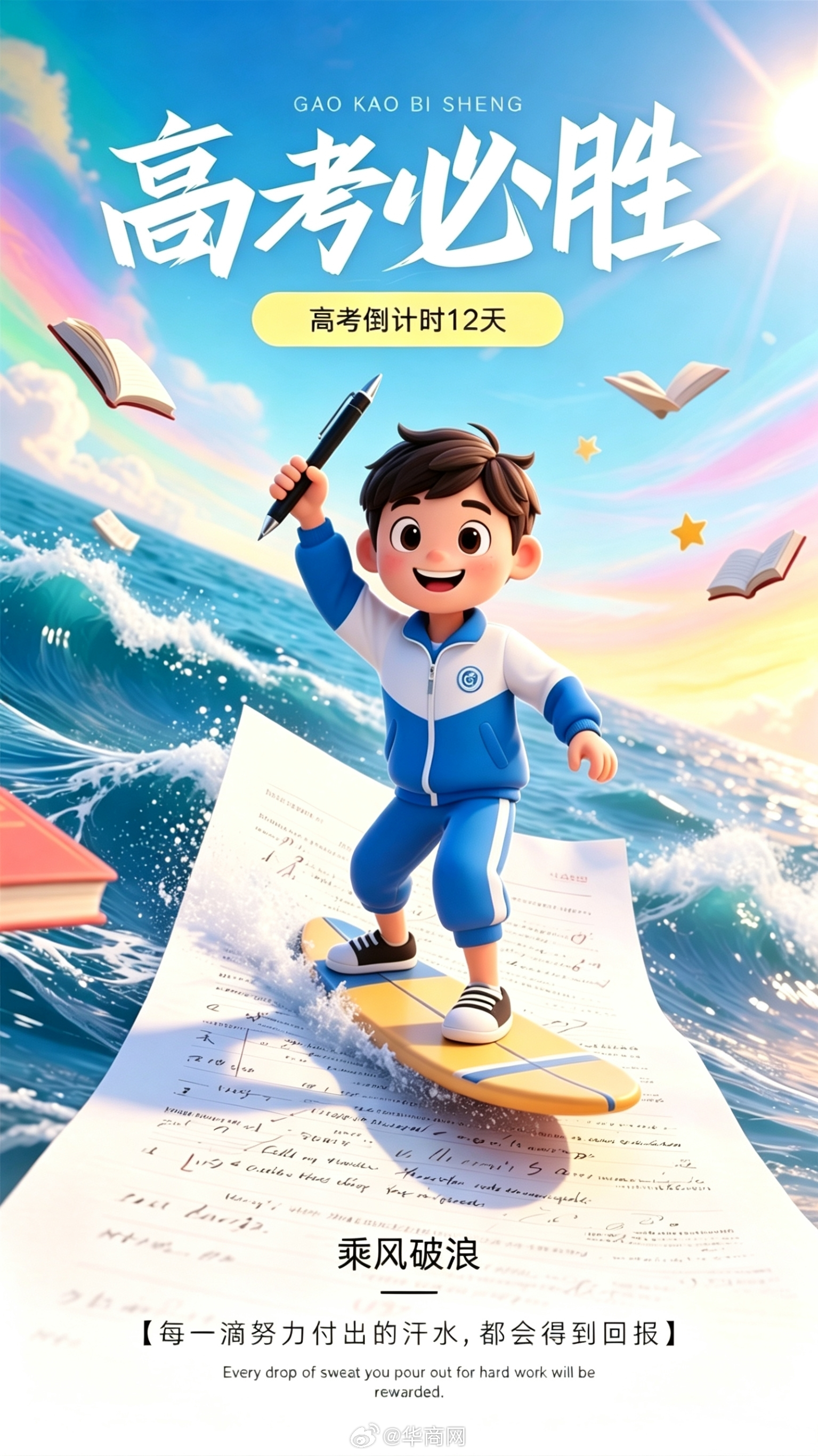 【#高考倒计时12天笔锋所向皆坦途#：十二年耕读不辍，十二天蓄力收官】#2026