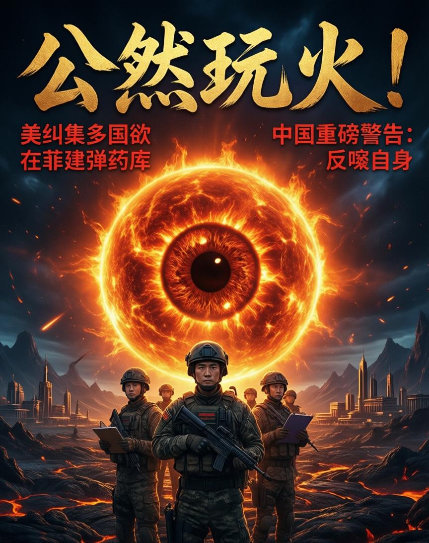 公然玩火！美纠集多国欲在菲建弹药库，中国重磅警告：反噬自身

法新社3月26日报