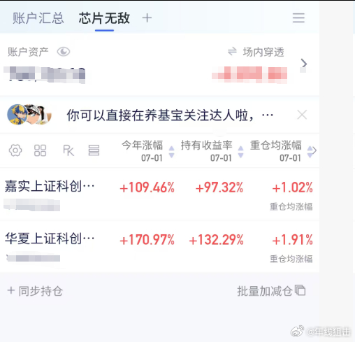 昨天的收盘数据今天科创芯片也翻倍了 