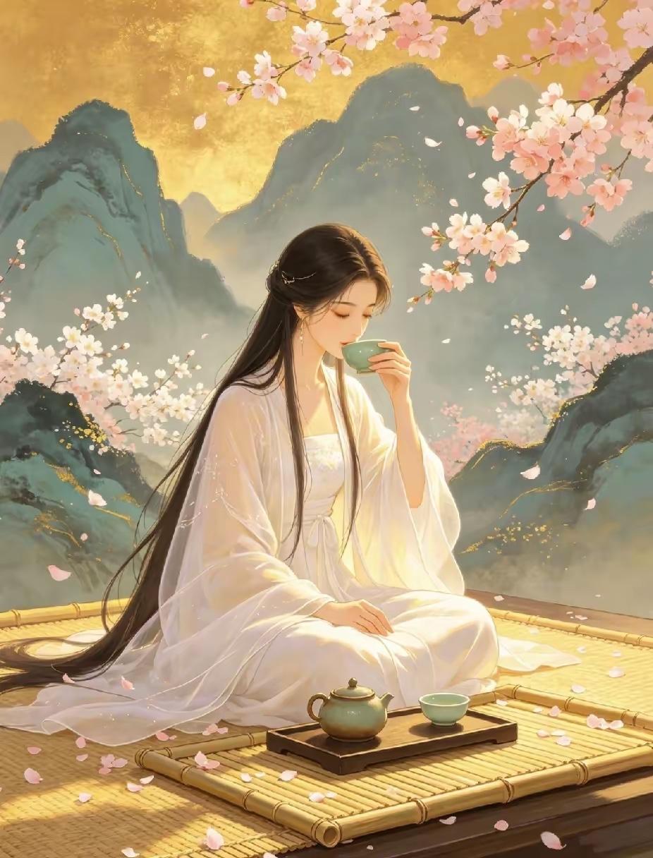 清茶浅酌尘烦远，
烈酒上头嗓门高。
横批：《浅酌与上头》