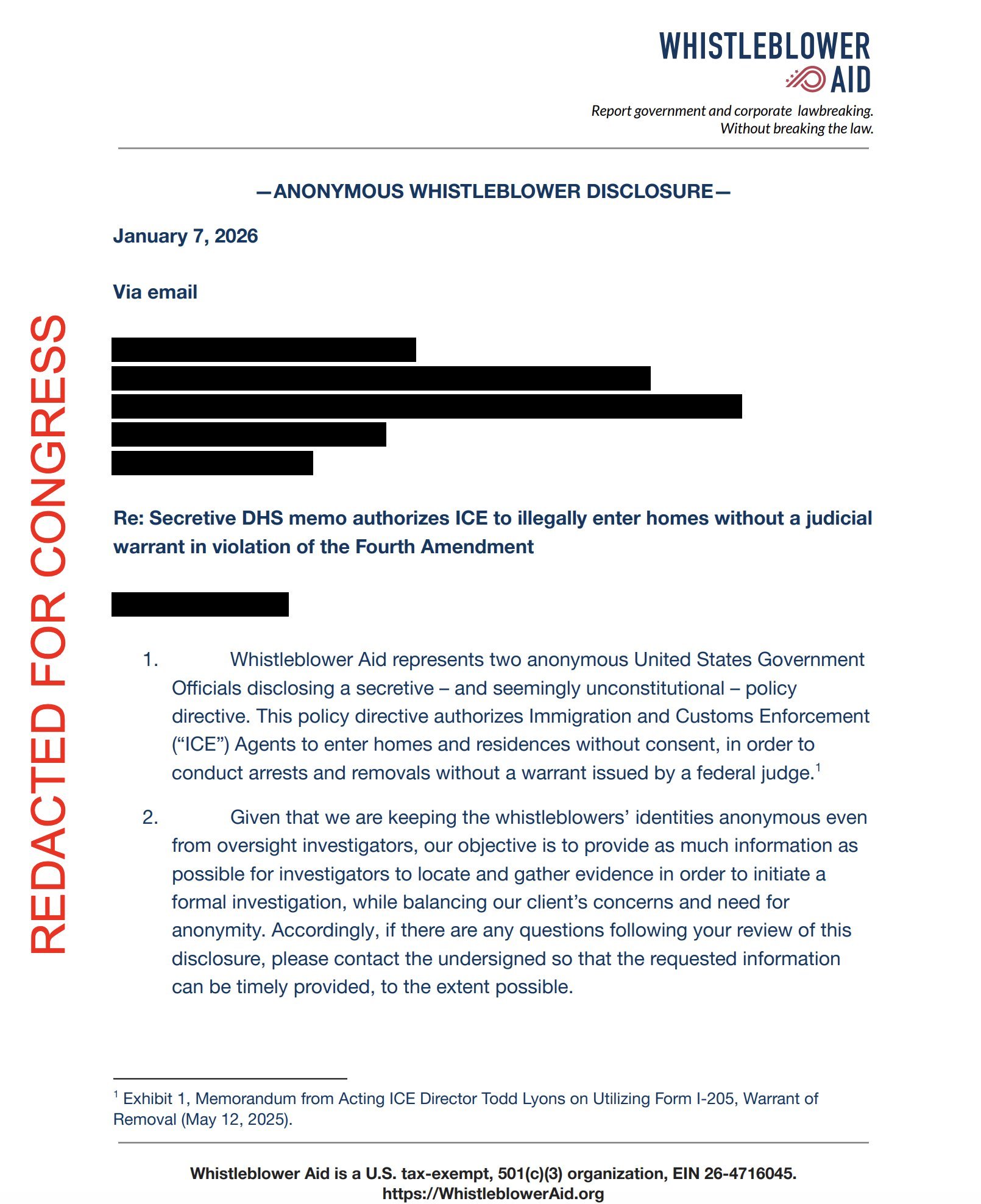 据美联社获得的一份美国移民和海关执法局内部备忘录显示，联邦移民官员正在行使广泛的