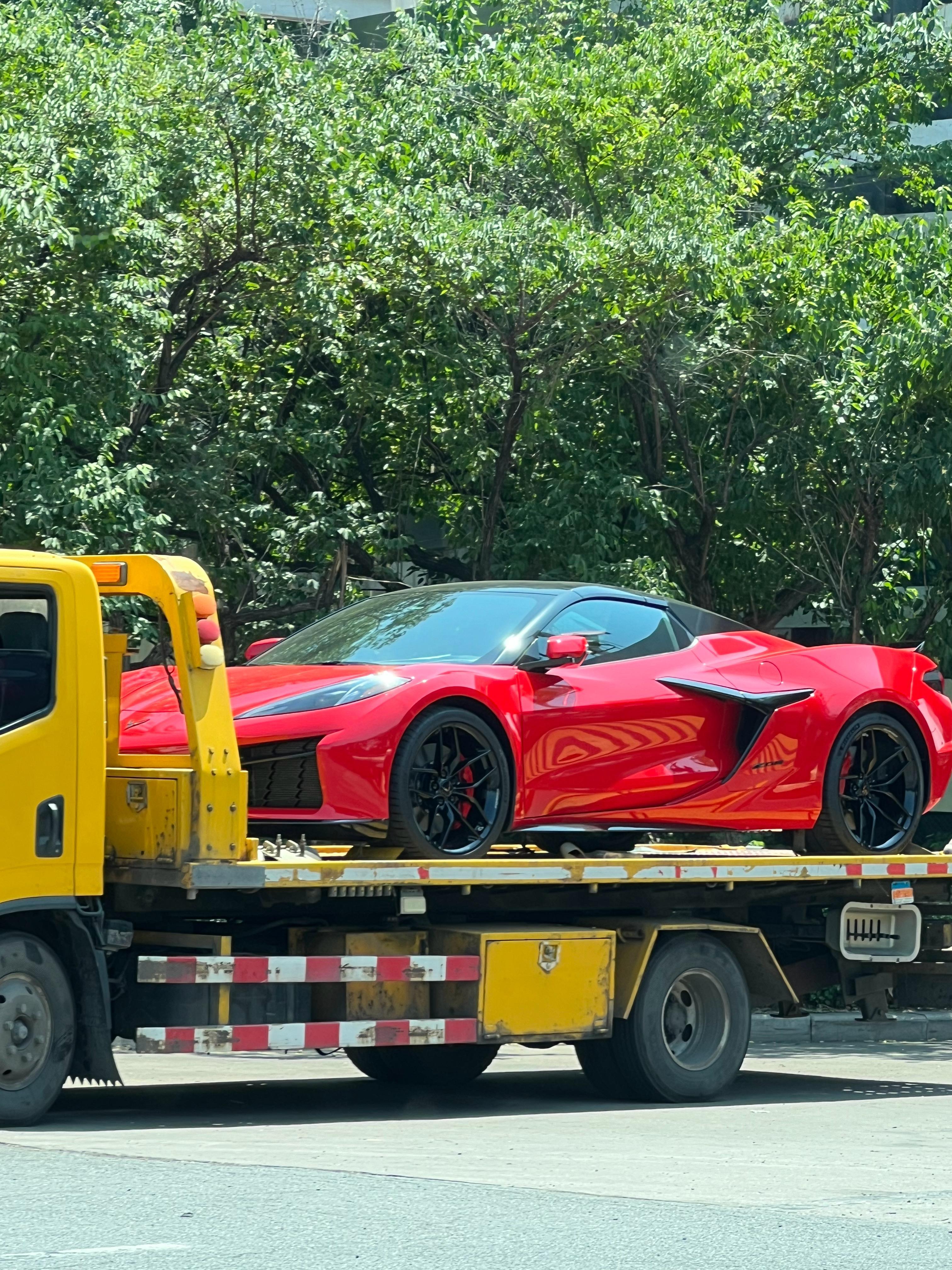 克尔维特C8 Z06美国版458贸易战加税车型不知道被哪位大佬拿下了 天津·中国