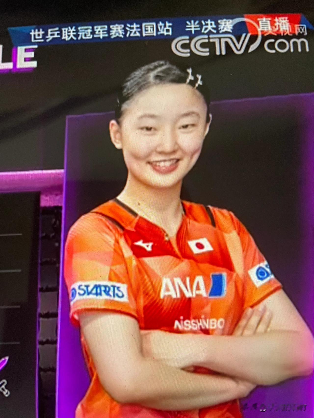 蒙彼利埃冠军赛女单半决赛。
中国钱天一对阵日本张本美和
第一局开局1:1，钱天一