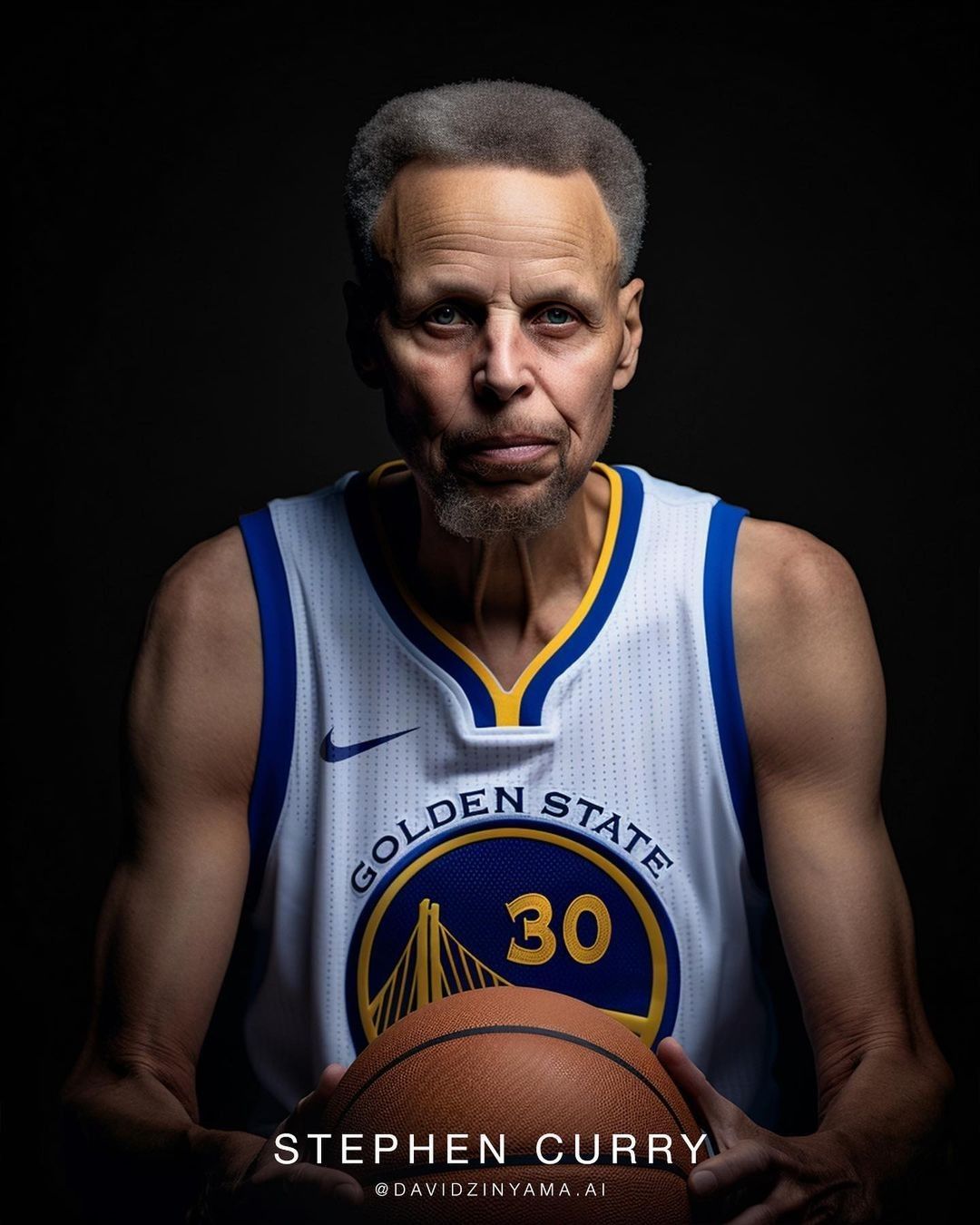 一组NBA球星老去容颜效果图…… ​​​