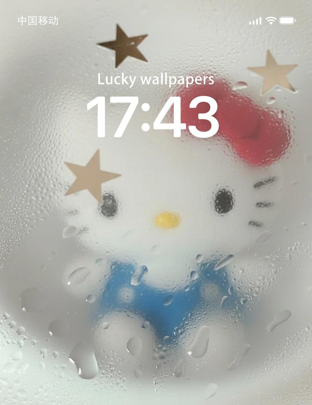 雾面玻璃感Kitty壁纸也太治愈了✨
凯蒂猫 hellokitty壁纸少女心 星