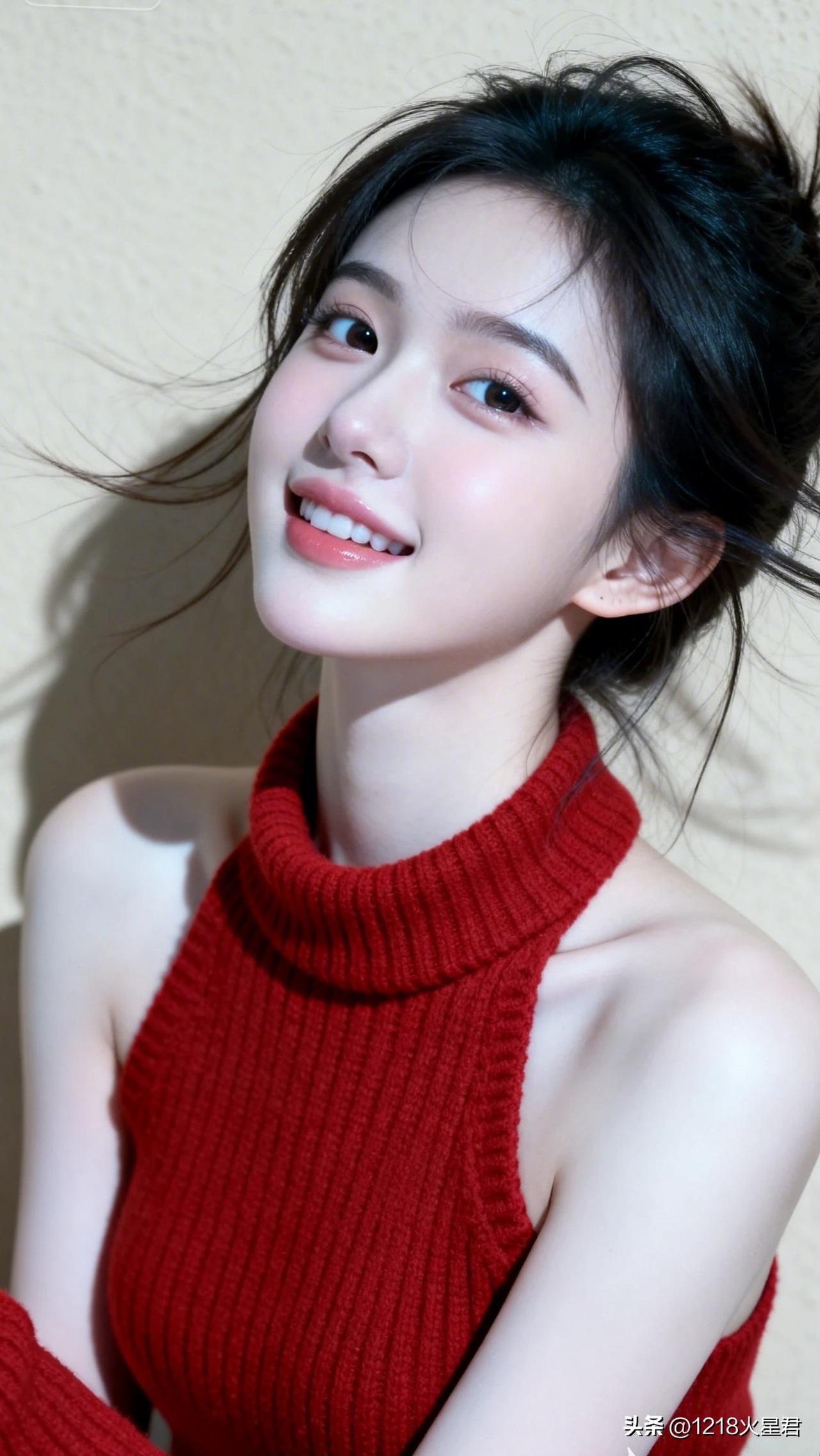 和善的面容是最主要的，外加显气质的穿搭温柔风穿搭示范