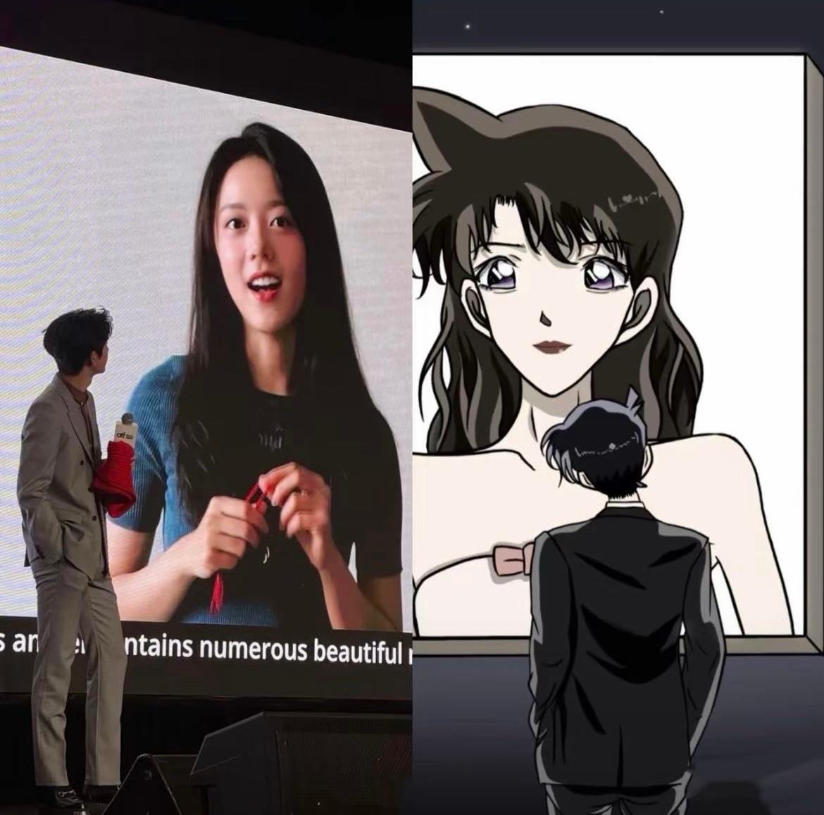 张凌赫、赵今麦＝柯南、小兰的真人版 