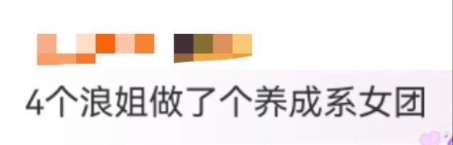 4个浪姐做了个养成系女团 打破常规的女团养成！姐姐们用舞台热爱点燃新人梦想，在碰