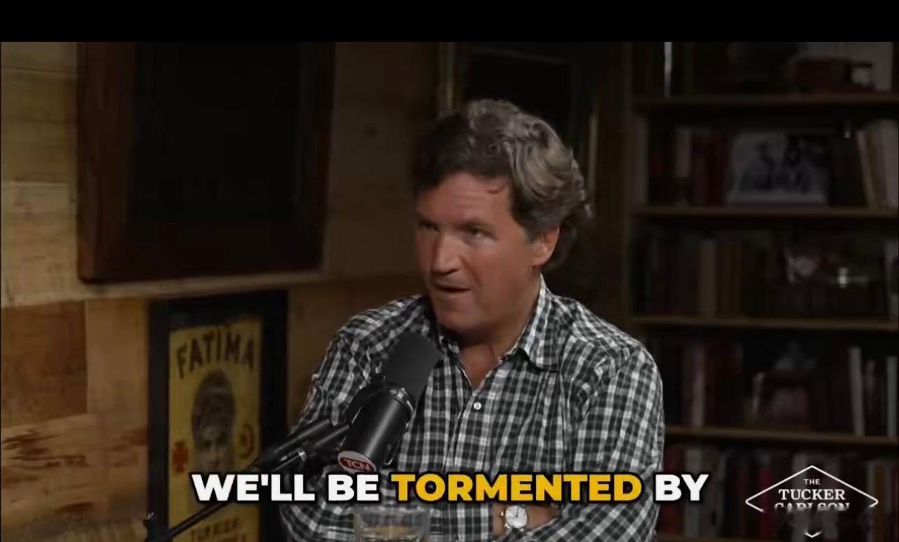 ‼️ 在访谈中，塔克·卡尔森说：      “我将长期为自己在唐纳德·特朗普竞选