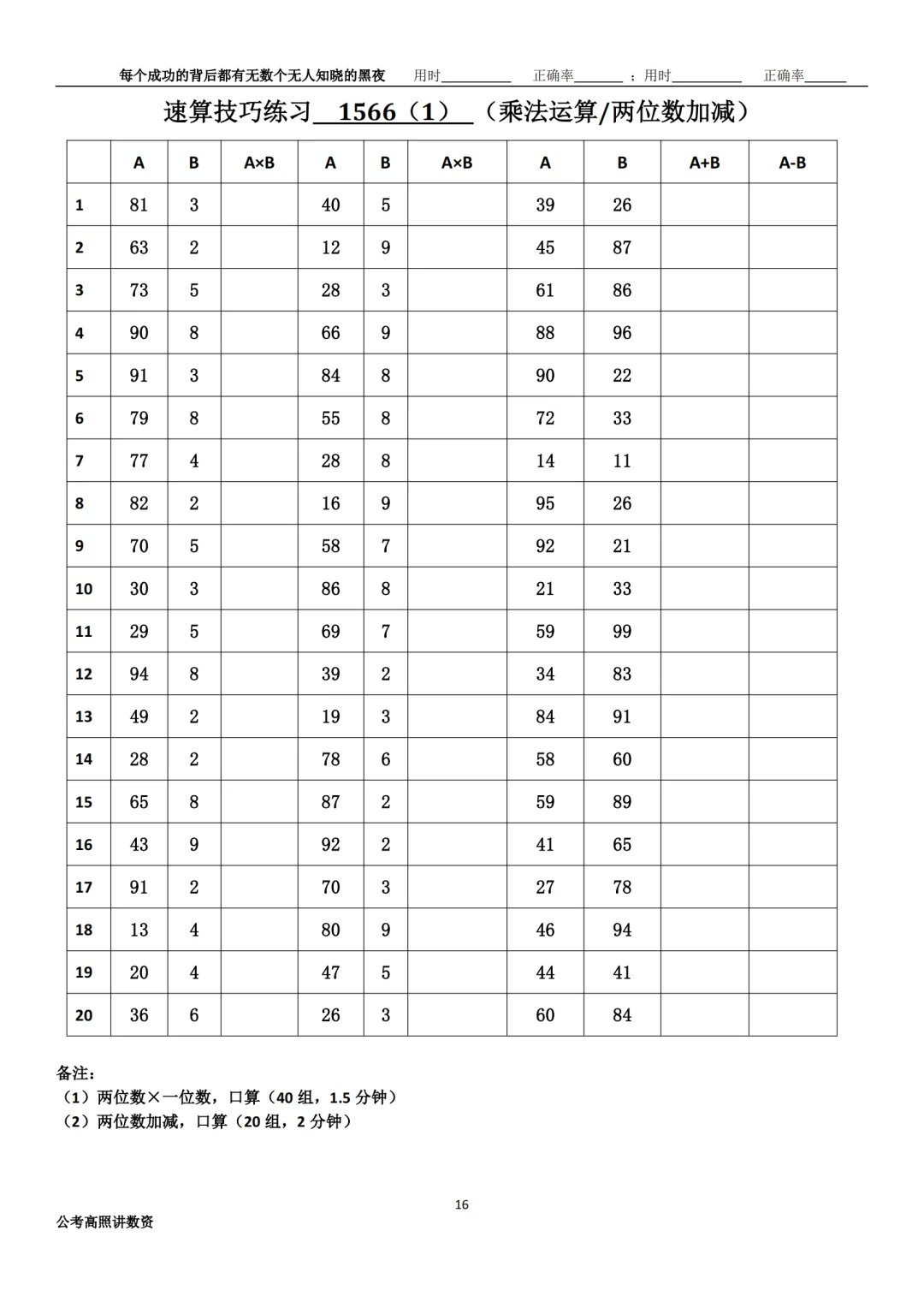 资料分析速算练习1566