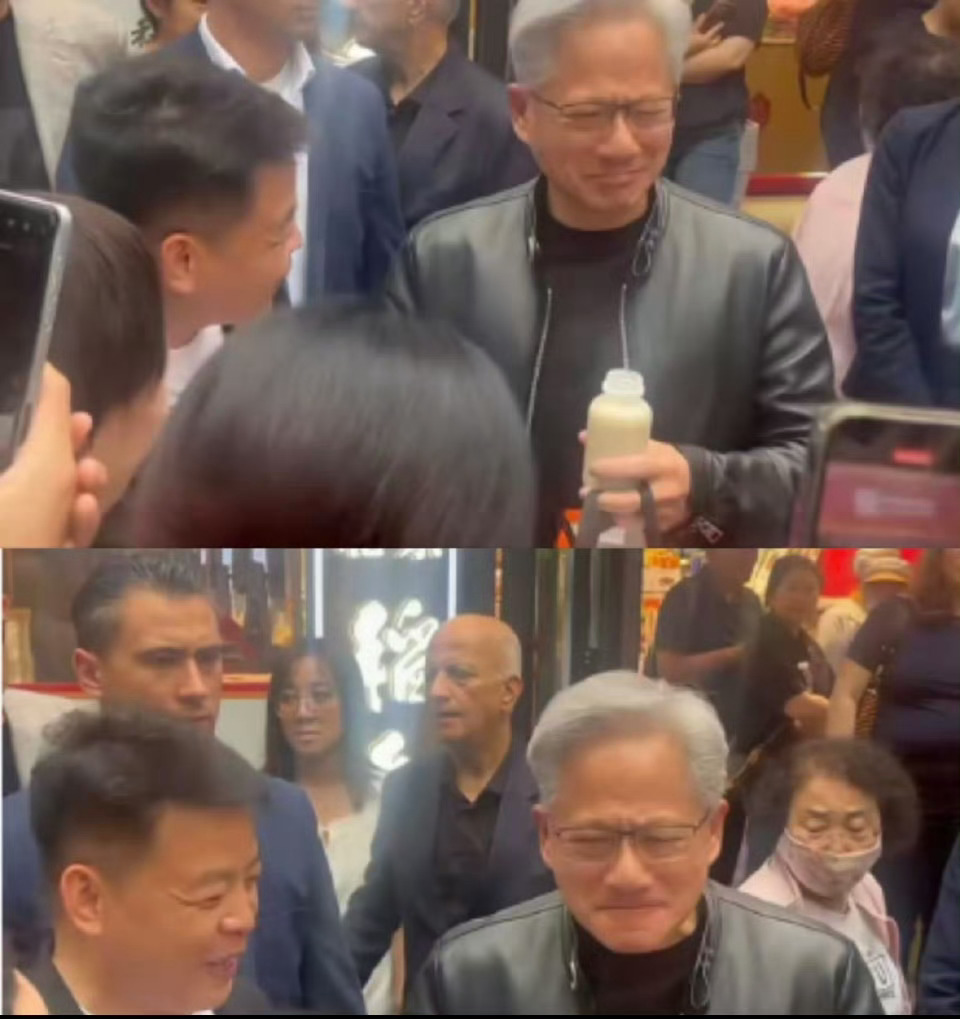 黄仁勋去吃了炸酱面是谁递给了一瓶豆汁