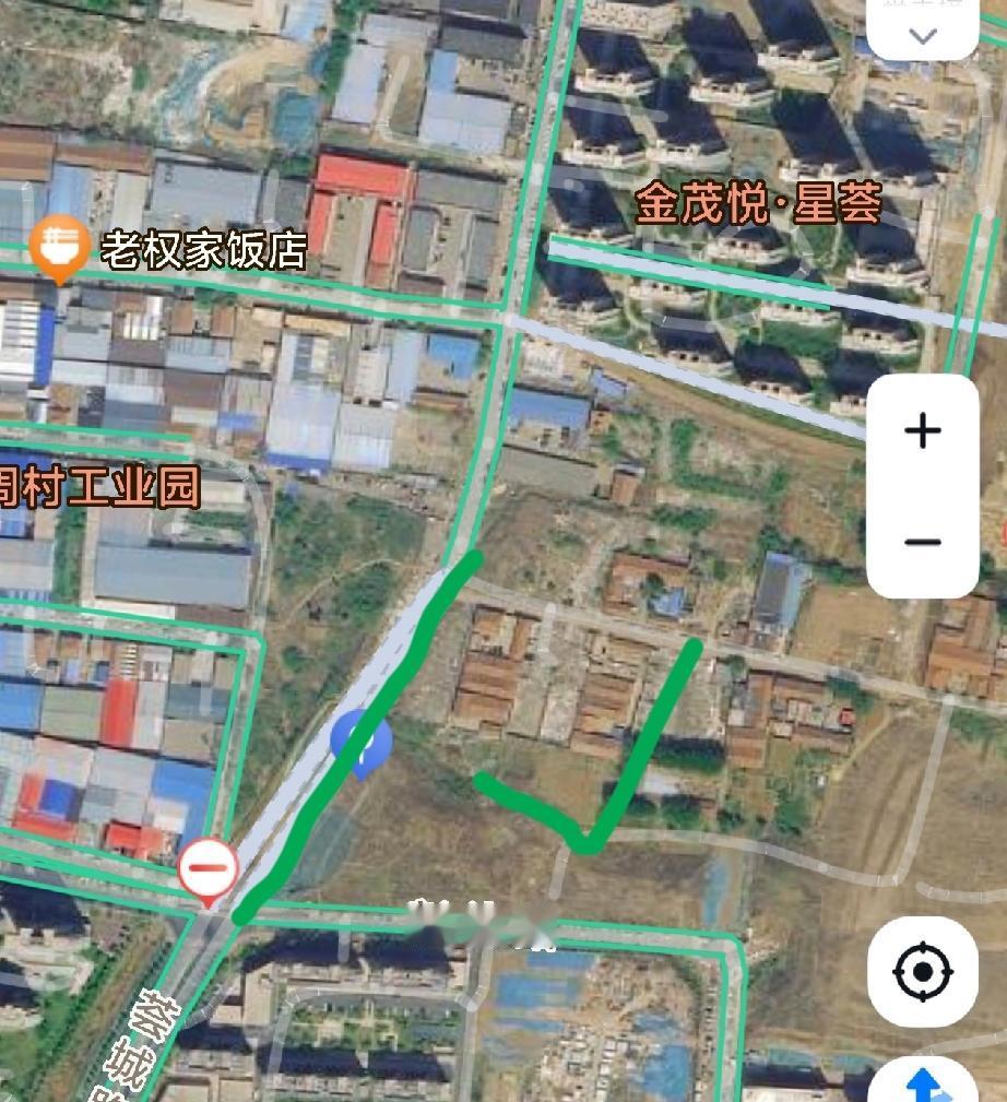 青岛市城阳区荟城路北通即墨区环秀街道金茂悦星荟小区的路段已经通车！虽然是临时修的