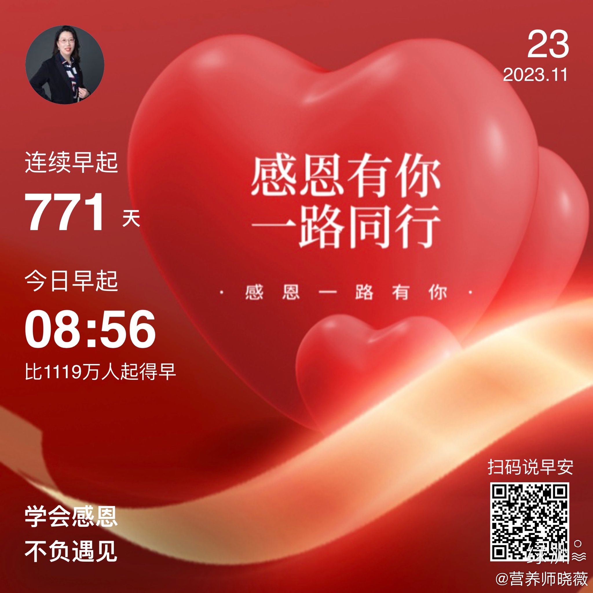 #早安#学会感恩不负遇见 